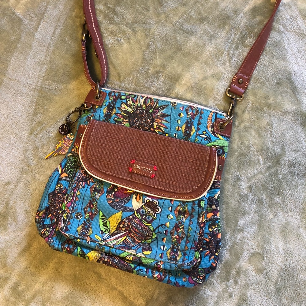 Sakroots Artist Circle Flap Crossbody